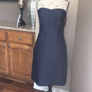 Merona dark blue denim strapless dress.